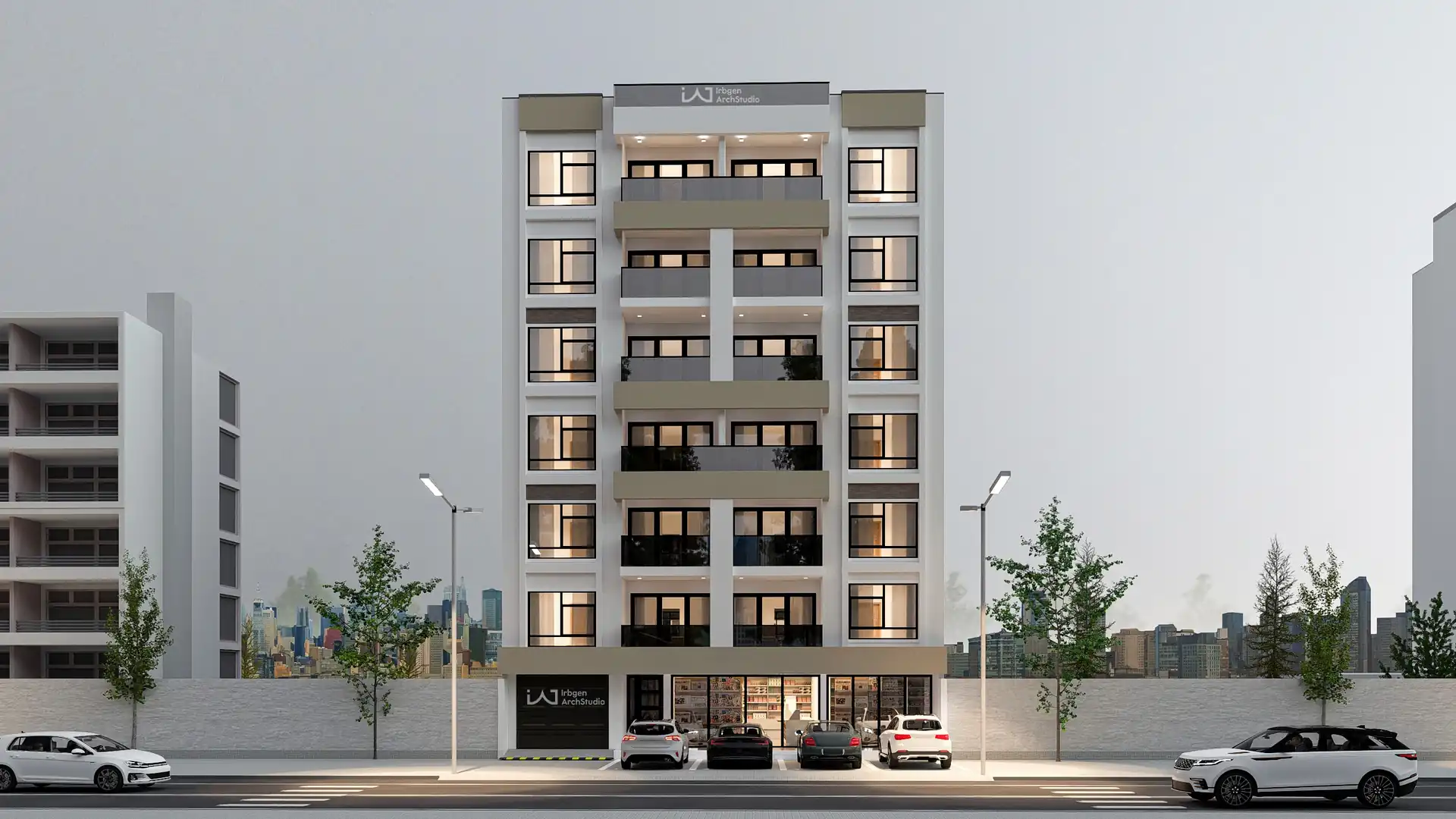 Urban Apartment Residences front elevation